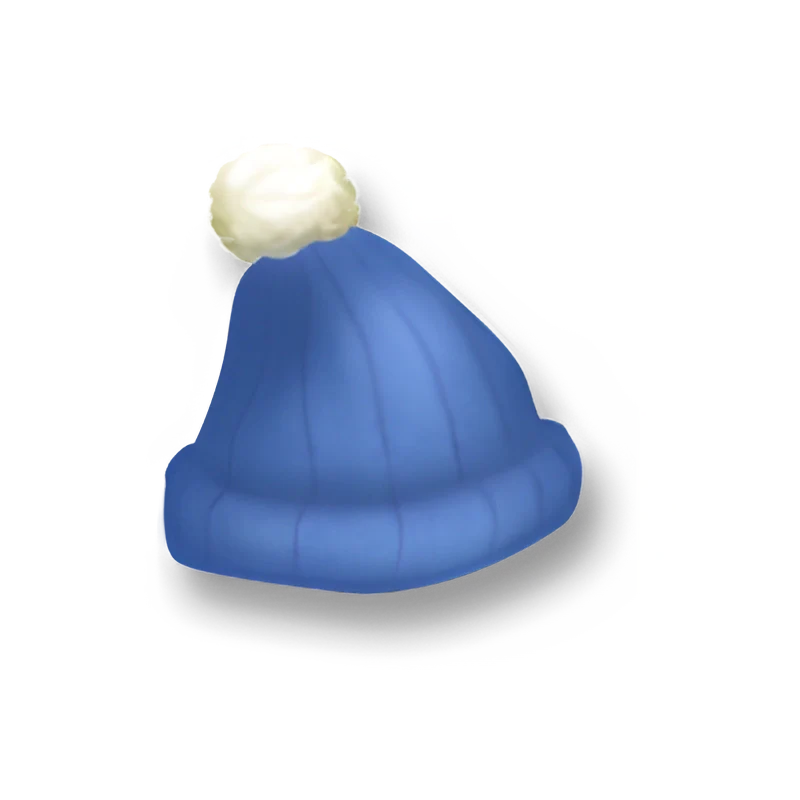Blue Woolly Hat (x50)