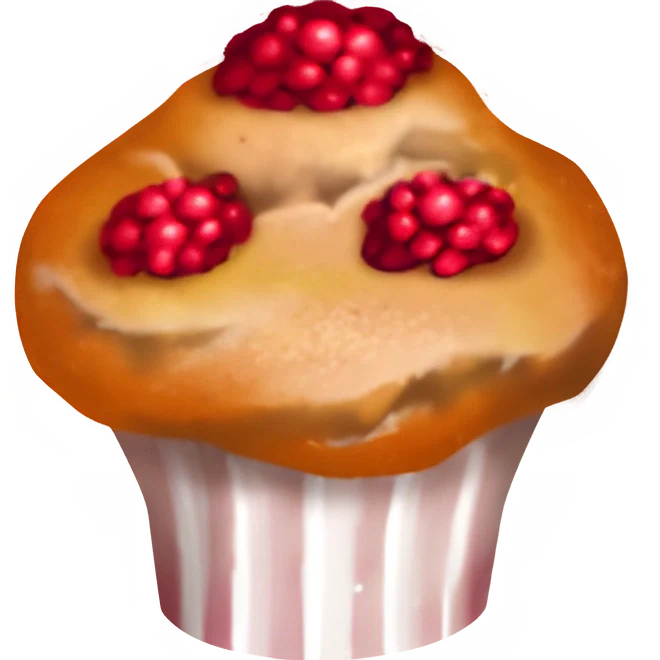 Raspberry Muffin (x50)